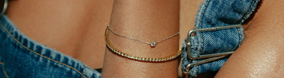 Armbanden met lab-grown diamant