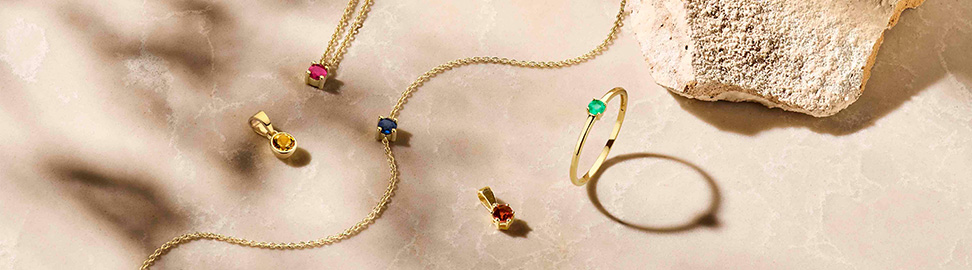 Geboortesteen sieraden