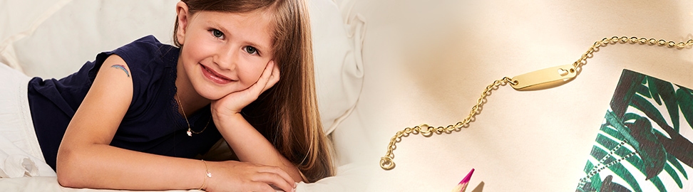 Gouden kinder sieraden