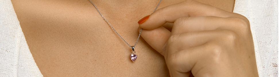 Zilveren hartje kettingen