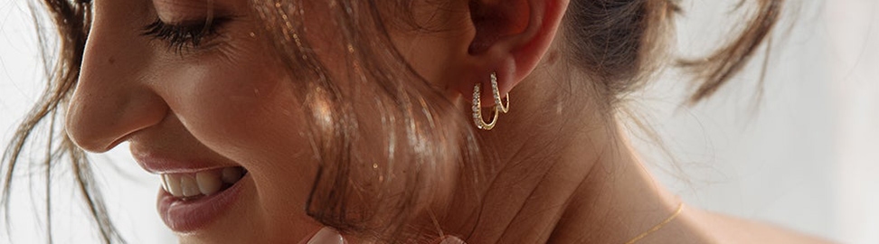 Oorbellen met lab grown diamant Oorbellen met lab grown diamant