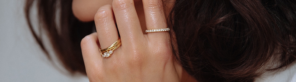 Ringen met lab grown diamant