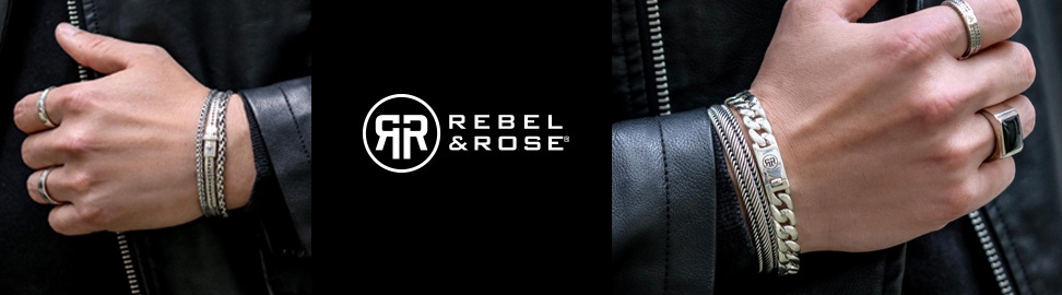 Zilveren Rebel & Rose sieraden