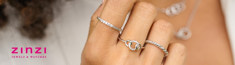 Zilveren Zinzi ringen