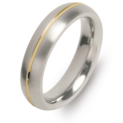 Boccia 0130-02 Titanium bicolor ring