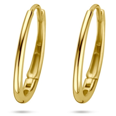 oorringen 18 mm 14K geelgoud