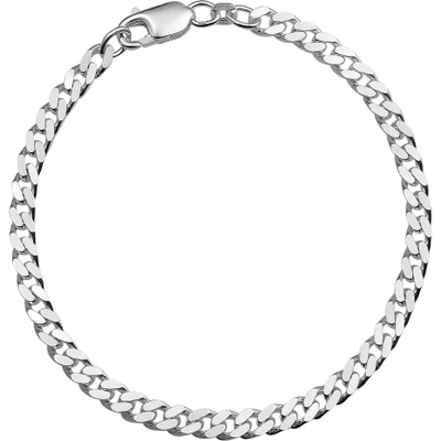Treasure Collection TC-881439 Zilveren gourmet heren armband 4 mm