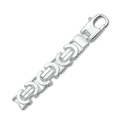 Treasure Collection TC-23286 Zilveren herenarmband met koningsschakel 8,5 mm