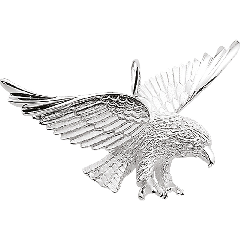 Treasure Collection TC-49602 Zilveren hanger adelaar 22 mm
