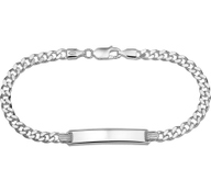 Treasure Collection TC-6740 Zilveren naamplaat armband