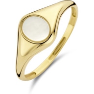 Blush 1219YMP 14k gouden ring met parelmoer 8 mm