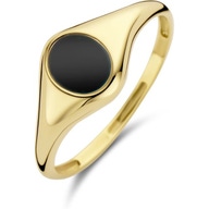 Blush 1219YON 14k gouden ring met onyx 8 mm