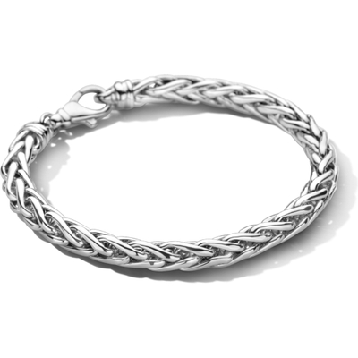 vossestaart 60 mm zilver gerhodineerd