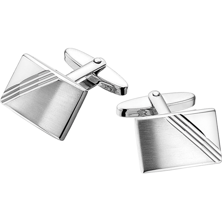 Treasure Collection TC-23311 Zilveren manchetknopen gediamanteerd