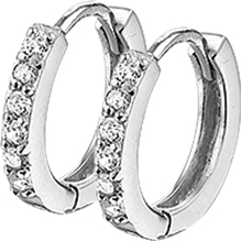 klapoorringen zirkonia zilver gerhodineerd