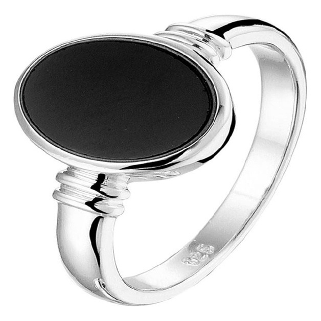 Treasure Collection TC-46761 Zilveren ring Onyx edelsteen