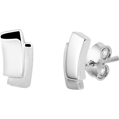 oorknoppen zilver gerhodineerd