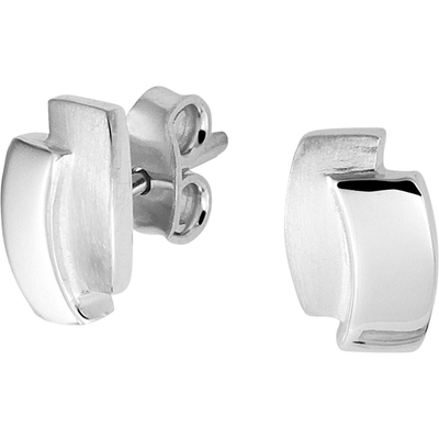 oorknoppen zilver gerhodineerd