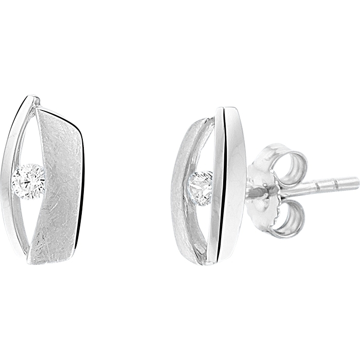 Treasure Collection TC-882336 Zilveren oorknopjes met zirkonia 9,5 mm