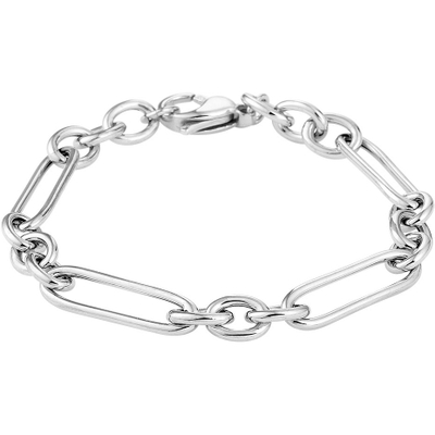 Treasure Collection TC-882280 Zilveren schakelarmband anker 7 mm 19 cm
