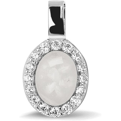 See You 137-S-S Zilveren moedermelk hanger zirkonia