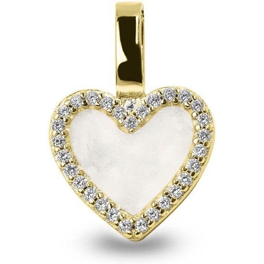 See You 139-Y14Z 14k gouden moedermelk hanger zirkonia