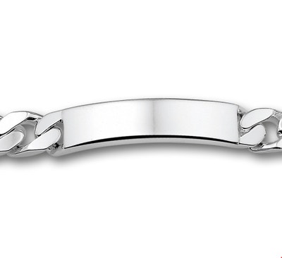 Treasure Collection TC-42771 Zilveren heren naamplaat armband