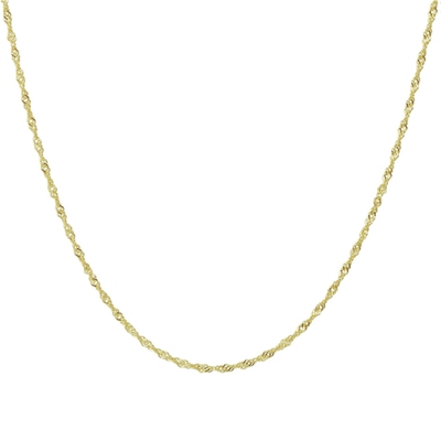 Treasure Collection TC-882092 14k gouden singapore schakelketting 1,2 mm