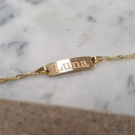 Treasure Collection TC-33604 baby naamplaat armband 5 mm