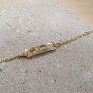 Treasure Collection TC-33599 baby naamplaat armband hartje - gravure Nowi