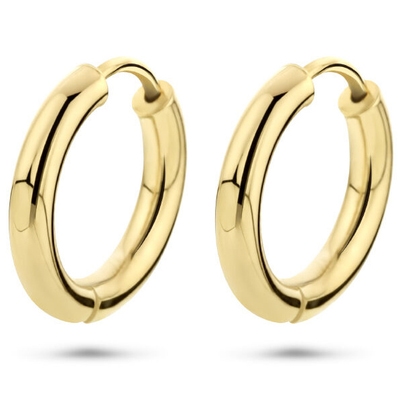 Treasure Collection TC-49228 14 karaat gouden klapcreolen 2,5 mm