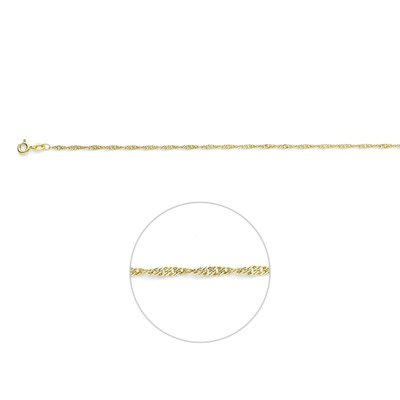 Treasure Collection TC-1968 Gouden singapore ketting