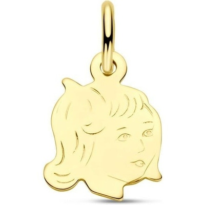 Treasure Collection TC-36330 Gouden kinderkopje meisje