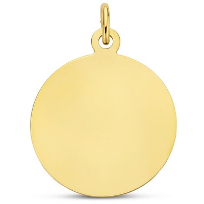 graveerhanger 14K geelgoud