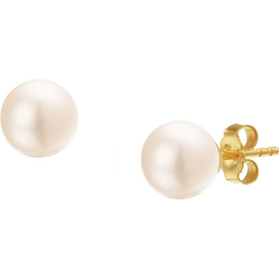 Treasure Collection TC-37883 14 karaat gouden oorknoppen met parel