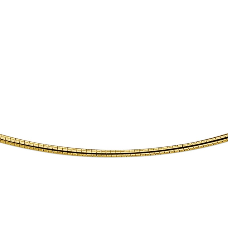 Treasure Collection 47857B 14 karaat gouden collier omega 1,75 mm