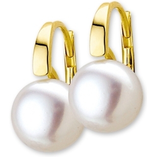 oorhangers parel brisur haak 14K geelgoud