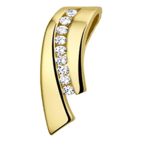 Treasure Collection TC-35818 Gouden zirkonia hanger