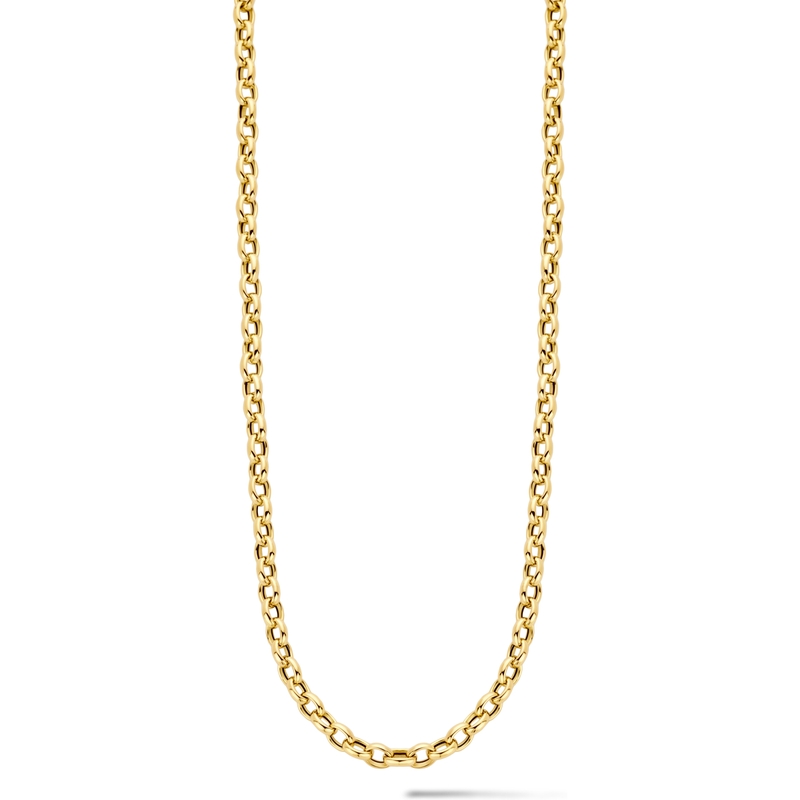 Treasure Collection TC-882100 14k gouden jasseron schakelketting 5 mm - in de lengte