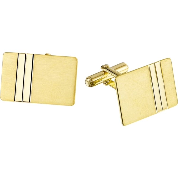 Treasure Collection TC-23327 14 karaat gouden manchetknopen gediamanteerd