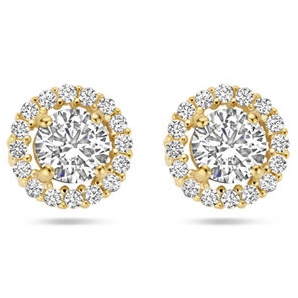 Treasure Collection TC-42848 Gouden oorknoppen zirkonia 7x7 mm