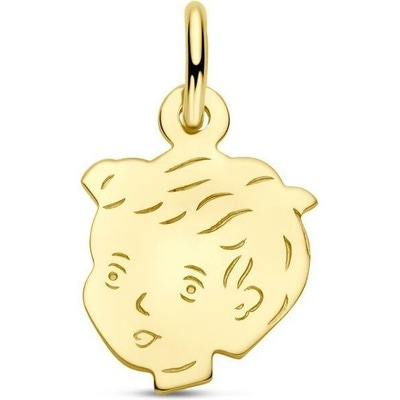 Treasure Collection TC-42945 Gouden kinderkopje jongen hanger