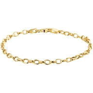 armband anker 35 mm 185 cm 14K geelgoud