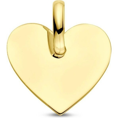 graveerhanger hart 14K geelgoud