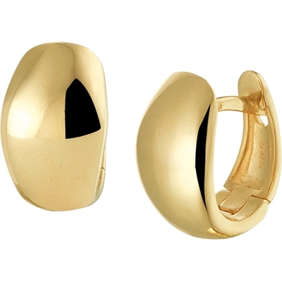 klapoorringen 14K geelgoud