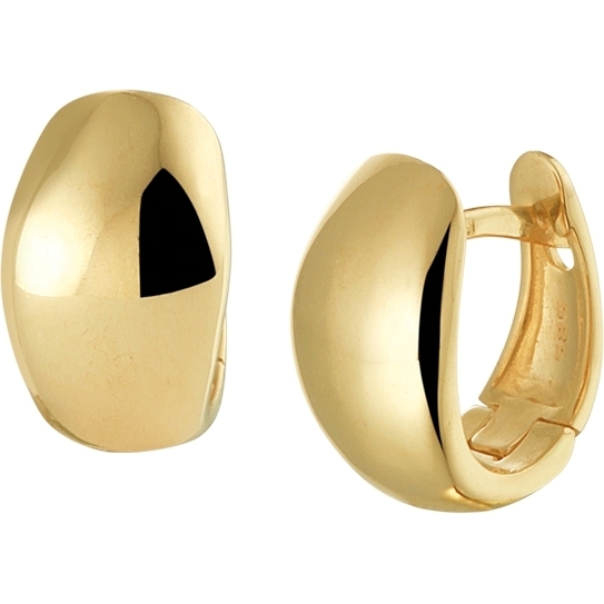Treasuure Collection TC-47747 14 karaat gouden klapcreolen F021