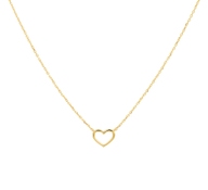 collier hart 08 mm 40 - 42 - 44 cm 14K geelgoud