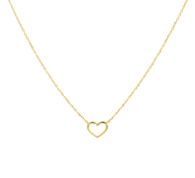 collier hart 08 mm 40 - 42 - 44 cm 14K geelgoud