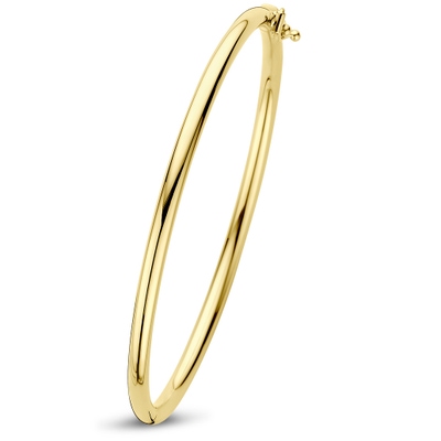 The House Of Jewels THOJ0923 14 karaat gouden slavenarmband ovaal 3 mm