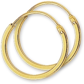 Treasure Collection TC-49150 14 karaat gouden oorringen 1 mm